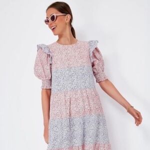 Hyacinth House by Tuckernuck Floral Print Cotton Barton Maxi Dress sz S NWT